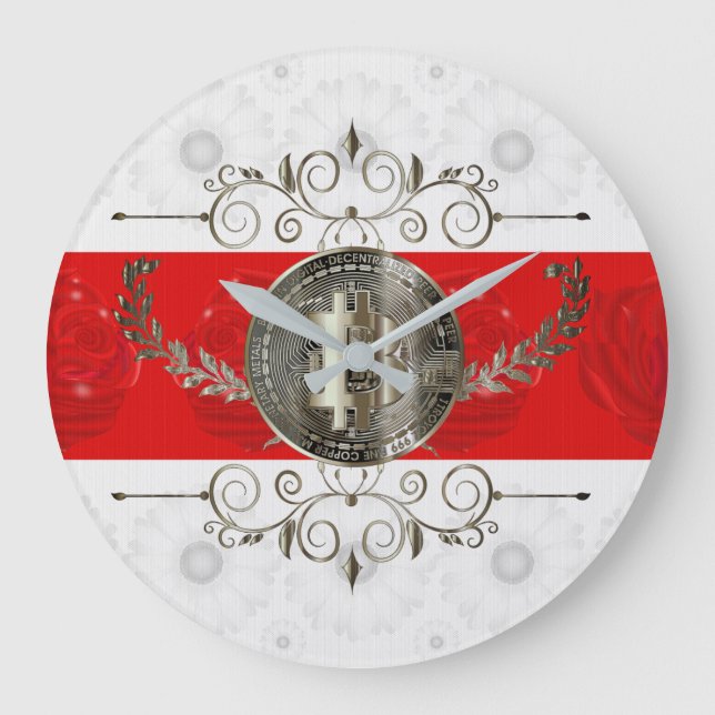 Grande Horloge Ronde Bitcoin Gold Coin (Recto)