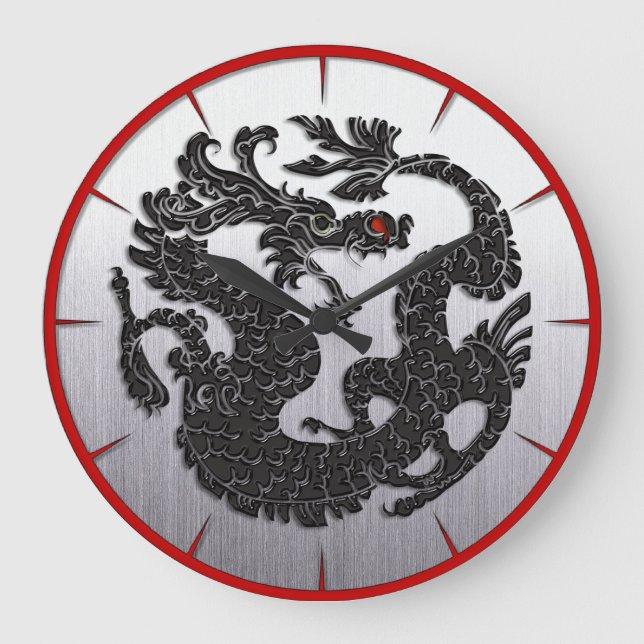Grande Horloge Ronde Black Oriental (Recto)