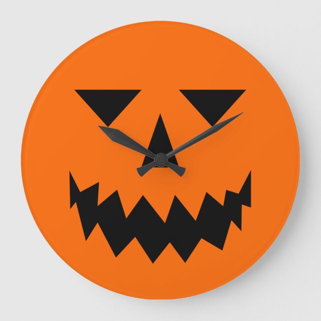 Grande Horloge Ronde Black Pumkin Clock (Recto)