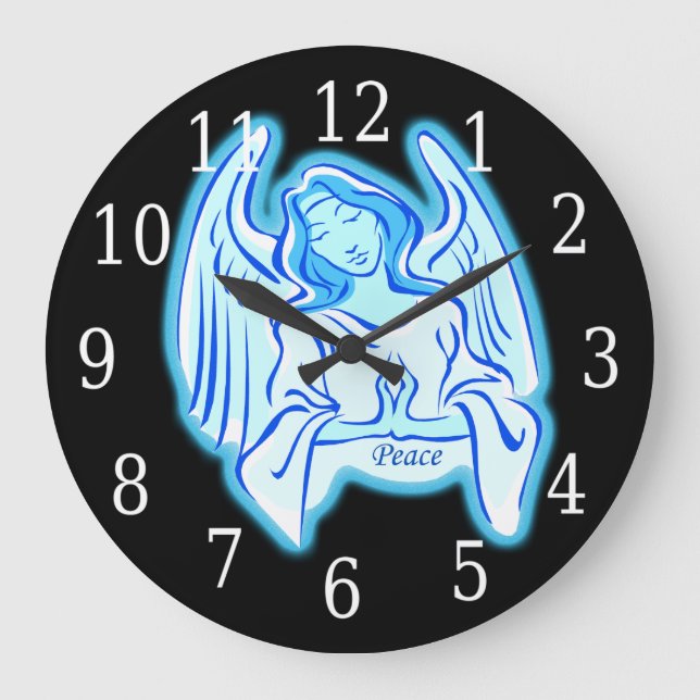 Grande Horloge Ronde Blue Peace Angel Round (Recto)