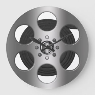 Grande Horloge Ronde bobine de film (imprimé plat)