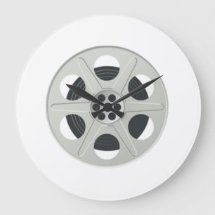 Grande Horloge Ronde Bobine de pellicule cinématographique