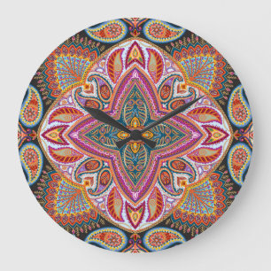 Grande Horloge Ronde boho