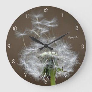 Grande Horloge Ronde "Bon vol" par mysteryella