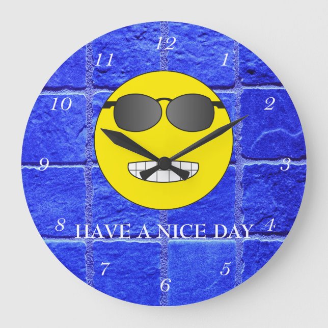 Grande Horloge Ronde Bonne journée (Recto)