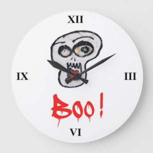 Grande Horloge Ronde Boo !