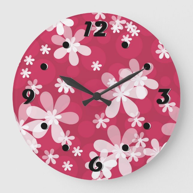 Grande Horloge Ronde Bouches blanches (Recto)