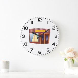 Grande Horloge Ronde Boulangerie