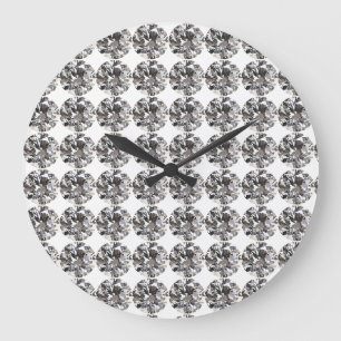 Grande Horloge Ronde Brillant Diamant rond
