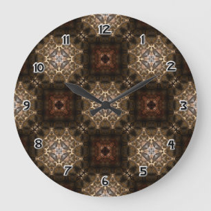 Grande Horloge Ronde Brimitin Motif guerrier 00120150507213527