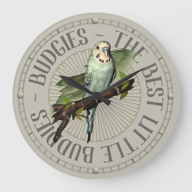 Grande Horloge Ronde Budgie Love (Recto)