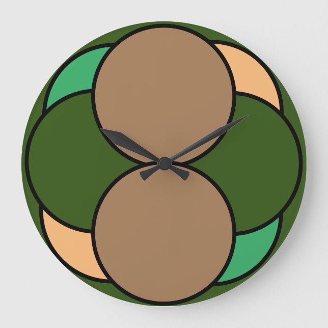 Grande Horloge Ronde Bulles, cercle (Recto)