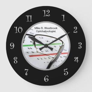 Grande Horloge Ronde Bureau de l'ophtalmologiste des soins dentaires pe