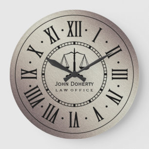 Grande Horloge Ronde BUREAU DU DROIT   Classic Personnalisable