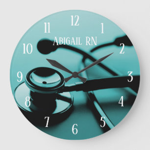 Grande Horloge Ronde Bureau médical du Docteur   nurse