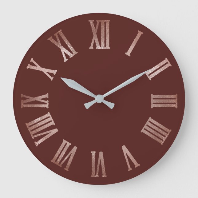 Grande Horloge Ronde Burgundy Maroon (Recto)