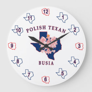 Grande Horloge Ronde Busia texane polonaise