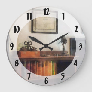 Grande Horloge Ronde Cabinet d'ophtalmologie avec diplôme
