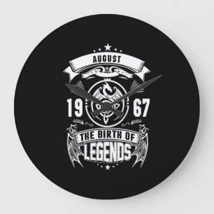 Grande Horloge Ronde Cadeau d'août 1967 La Naissance Des Légendes