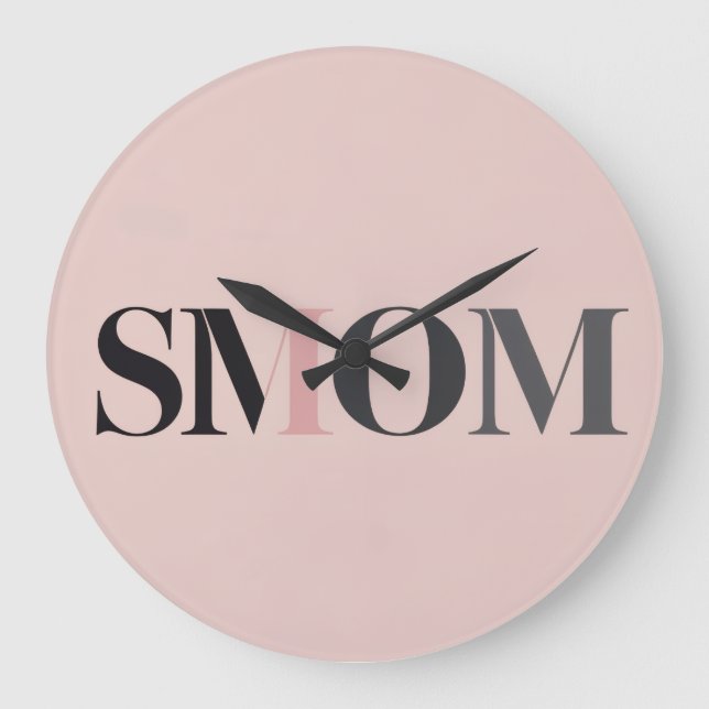 Grande Horloge Ronde Cadeau de montre SMOM (Recto)