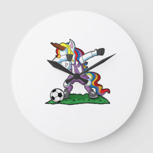 Grande Horloge Ronde Cadeau d'équipe de coach de femmes de filles de fo