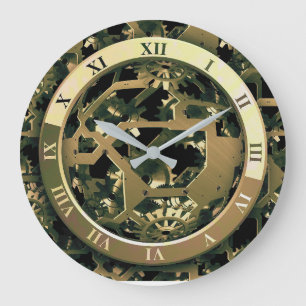 Grande Horloge Ronde Cadran mural drôle Cadeau d'anniversaire