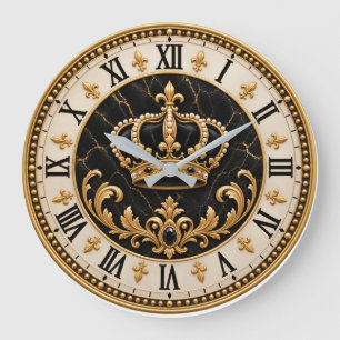 Grande Horloge Ronde cadran mural moderne