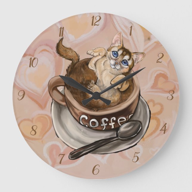 Grande Horloge Ronde Café (Recto)