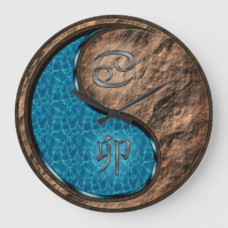 Grande Horloge Ronde Cancer & Lapin de Terre