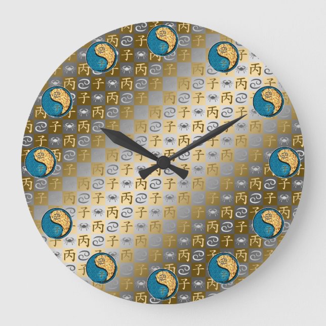 Grande Horloge Ronde Cancer & Rat de Feu (Recto)