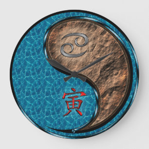 Grande Horloge Ronde Cancer & Tigre de Terre