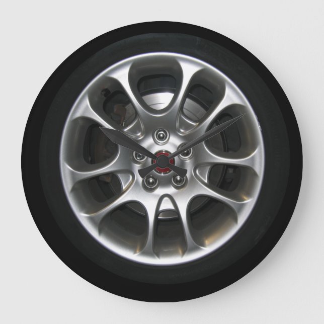Grande Horloge Ronde Car Wheel hubcap clock (Recto)