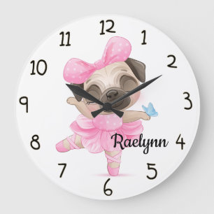 Grande Horloge Ronde Carlin Ballerina