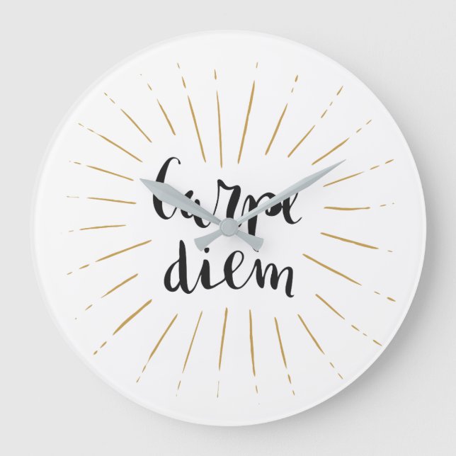 Grande Horloge Ronde Carpe Diem (Recto)