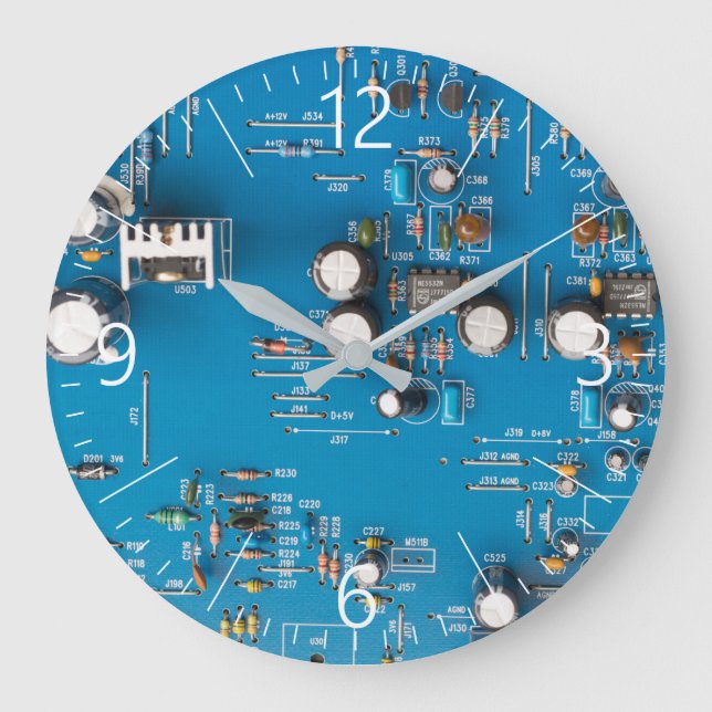 Grande Horloge Ronde Carte de circuit électronique (Recto)