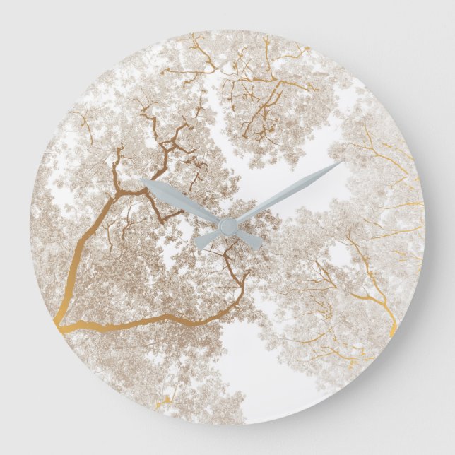 Grande Horloge Ronde Carte des arbres 1 (Recto)