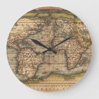 Carte du monde vintage par Abraham Ortelius 1564