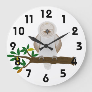 Grande Horloge Ronde Carte murale de Qui-Moi