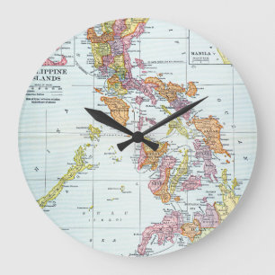 GRANDE HORLOGE RONDE CARTE : PHILIPPINES, 1905