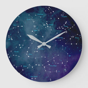 Grande Horloge Ronde Cartes du ciel Constellations Astronomie
