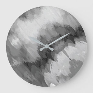 Grande Horloge Ronde Cascade aquarelle, nature 3