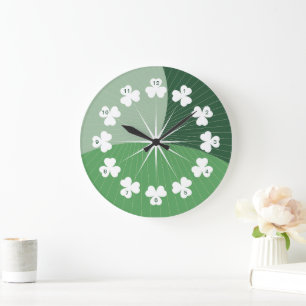 Grande Horloge Ronde Cascade shamrock