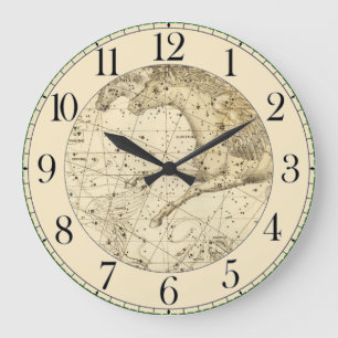 Grande Horloge Ronde Celestial Atlas Map Large Clock