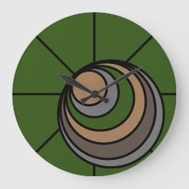 Grande Horloge Ronde Cercle