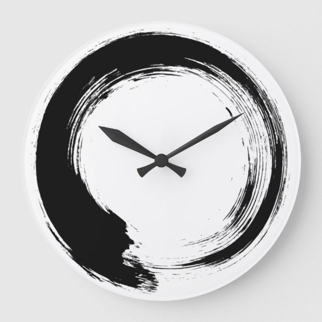 Grande Horloge Ronde Cercle Zen Enso (Recto)