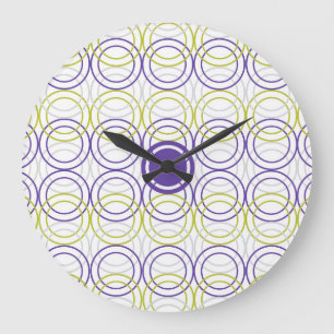 Grande Horloge Ronde Cercles vides