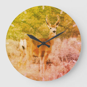 Grande Horloge Ronde Cerf