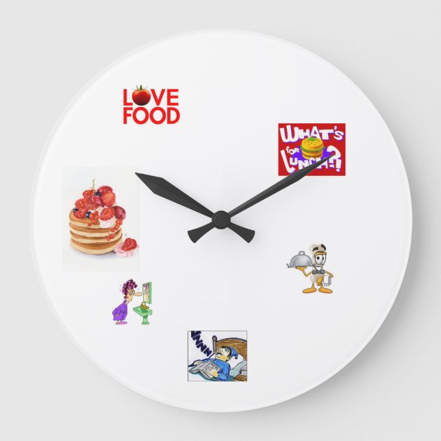 Grande Horloge Ronde C'est le clown (Recto)
