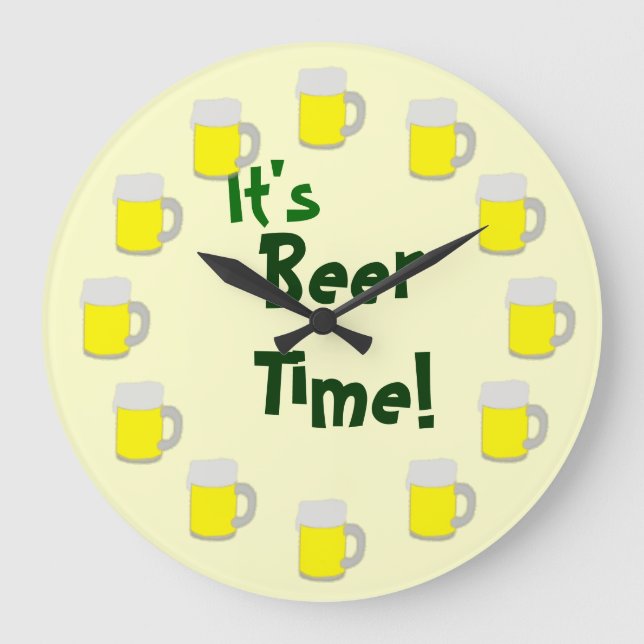 Grande Horloge Ronde C'est l'heure de la bière (Recto)