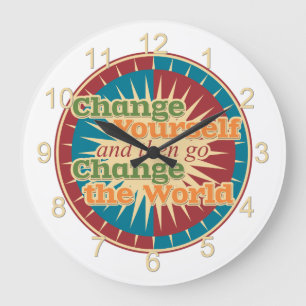 Grande Horloge Ronde Changez-vous